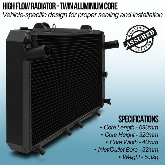 40mm High Flow Radiator – Toyota MR2 SW20 2.0 90-95