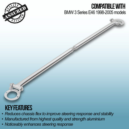 Rear Strut Brace – BMW 3 Series E46 Coupe 98-05